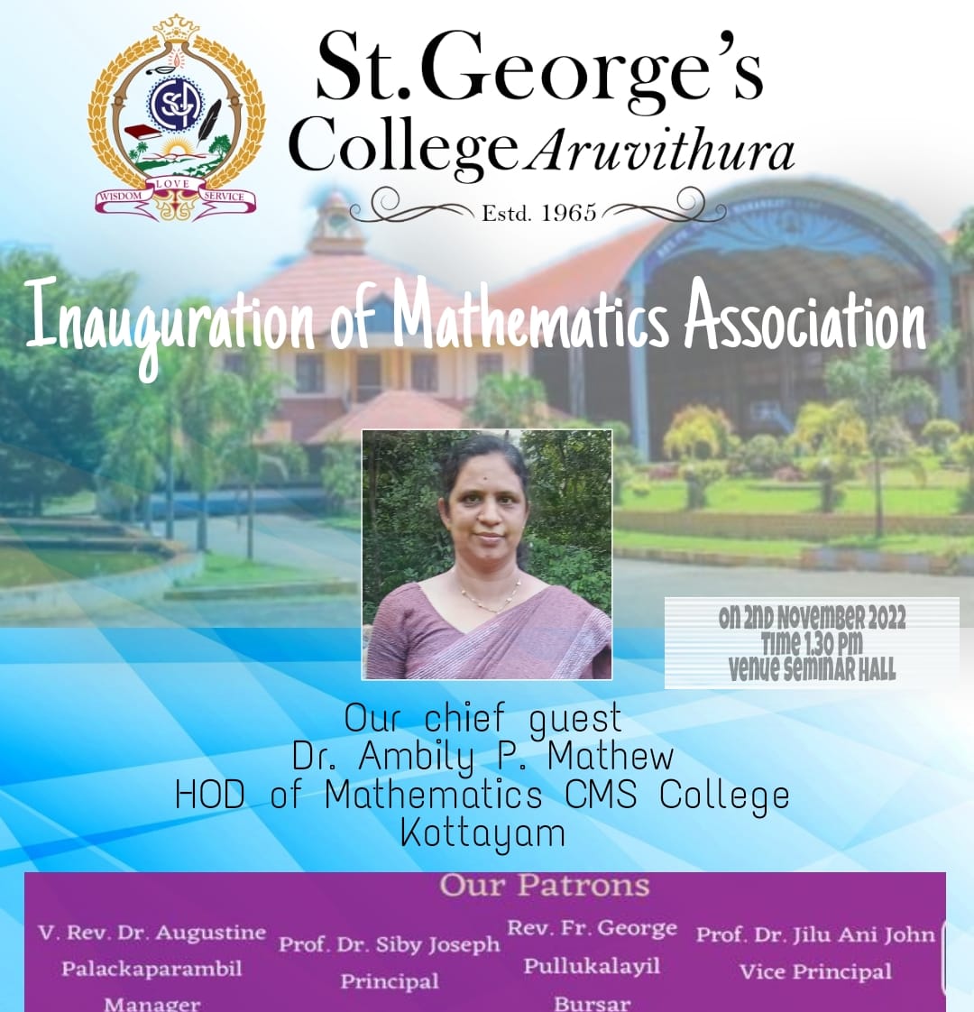 Inauguration of Mathematics Association